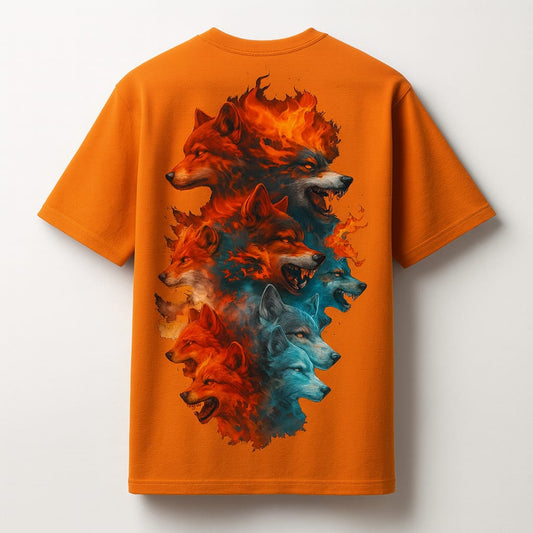 FOX T-SHIRT-ORANGE