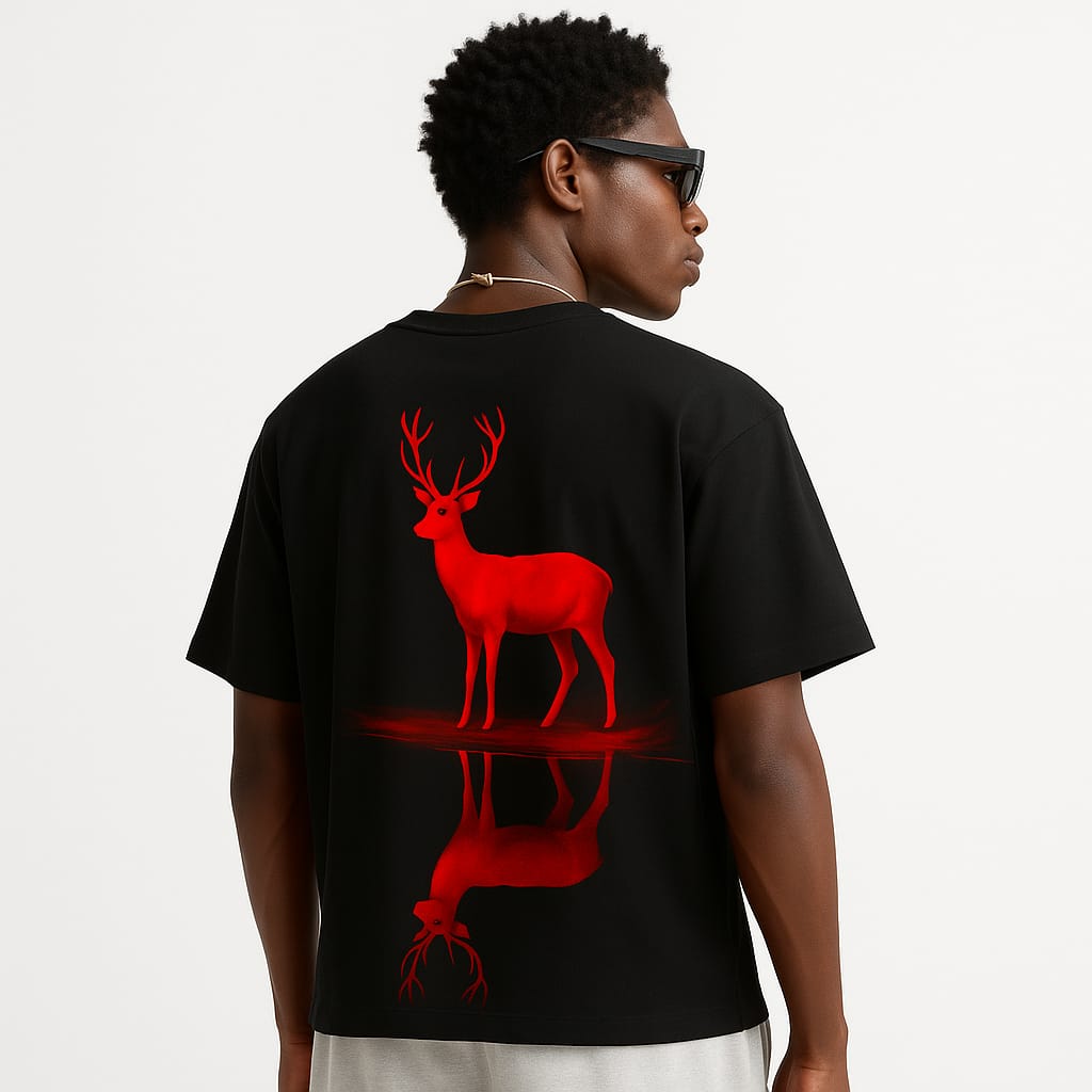 BLACK ODDVEST-T-SHIRT