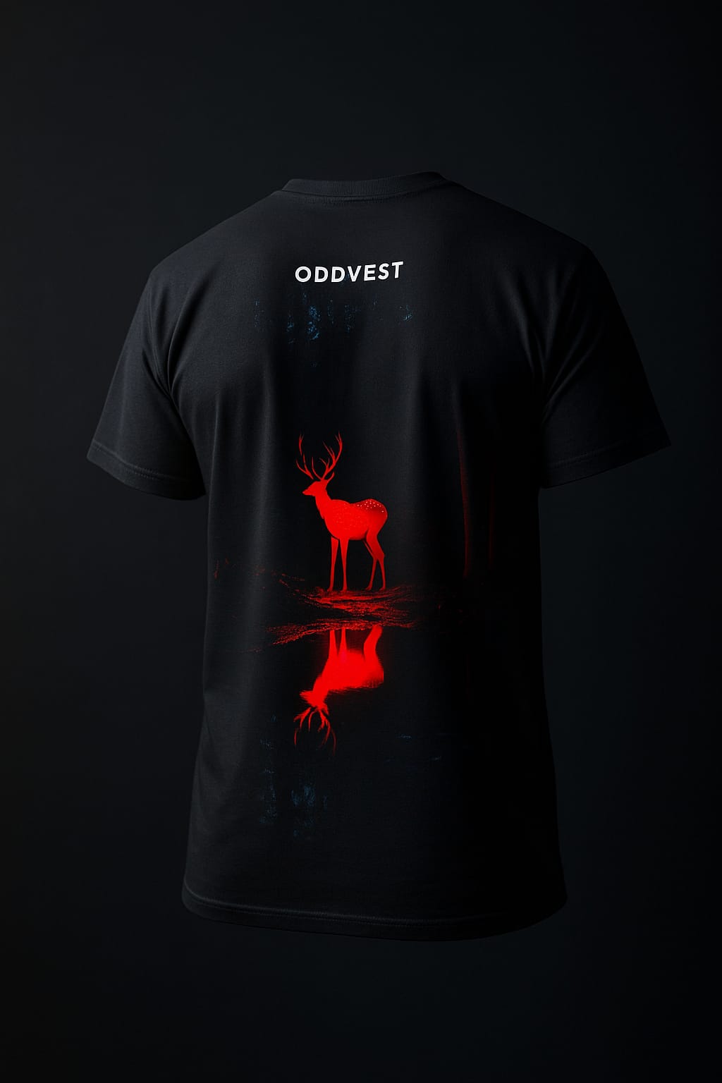 BLACK ODDVEST-T-SHIRT