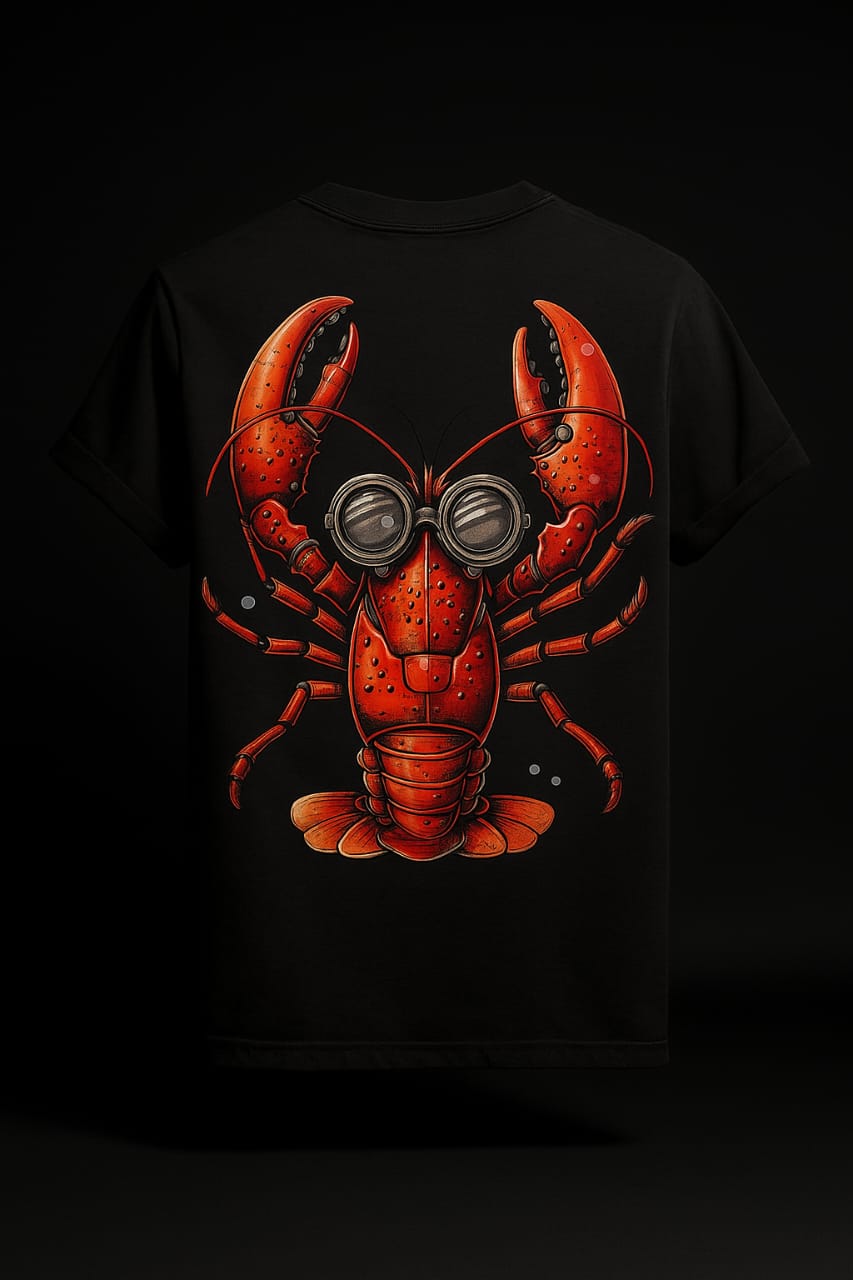 LOBSTER PRINT-T-SHIRT
