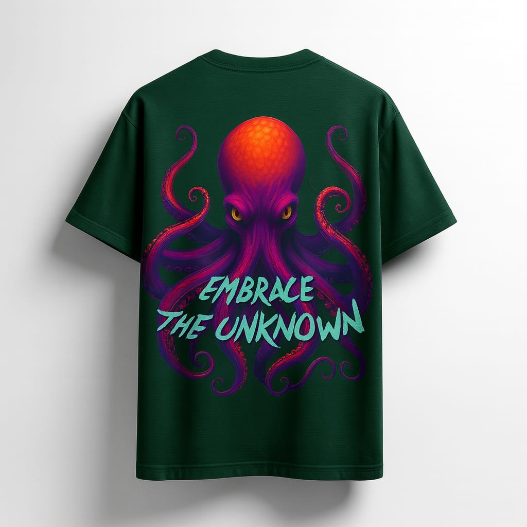 GREEN OCTOPUS T-SHIRT