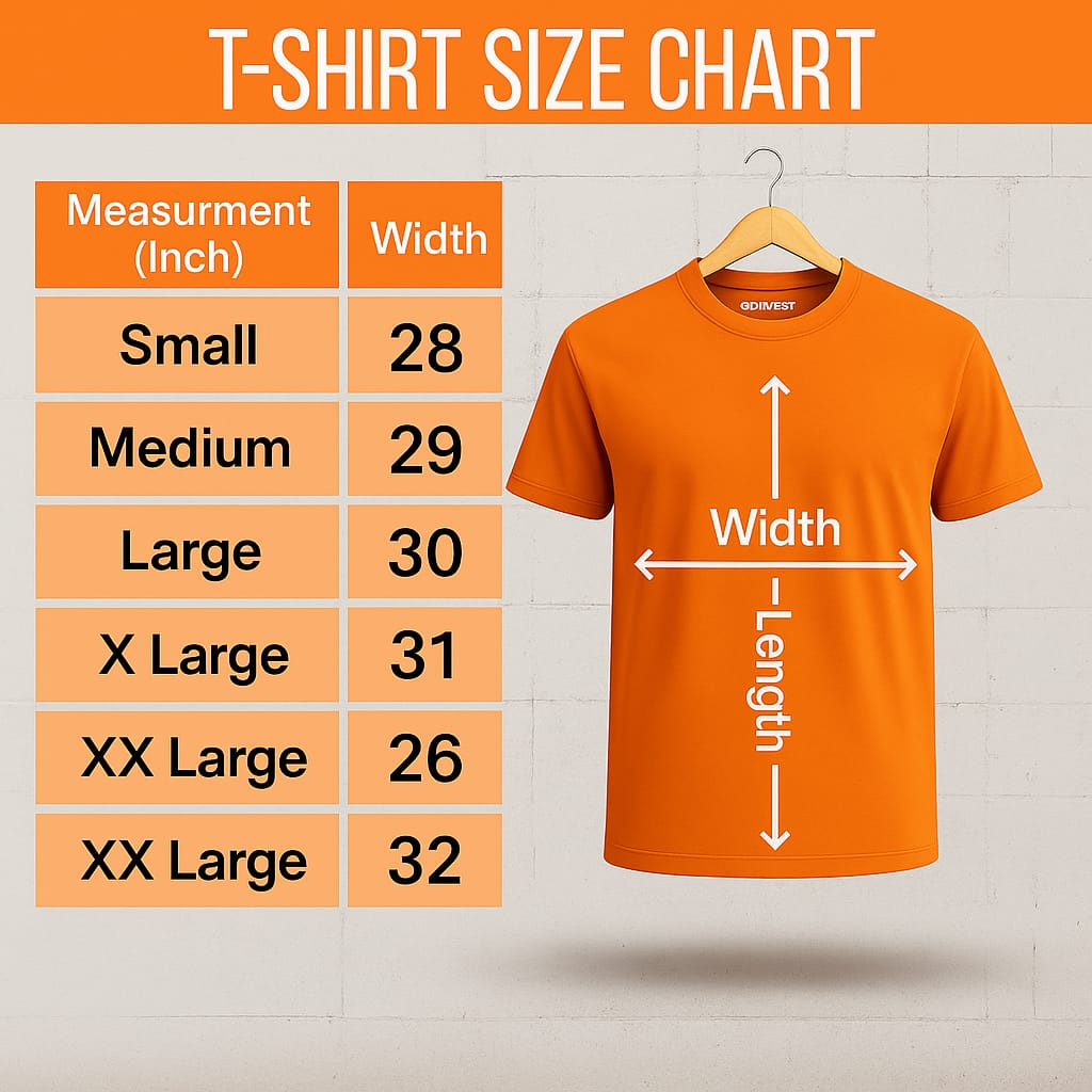 FOX T-SHIRT-ORANGE