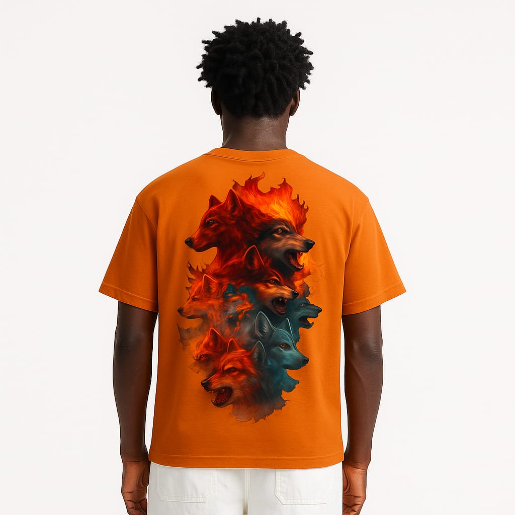 FOX T-SHIRT-ORANGE